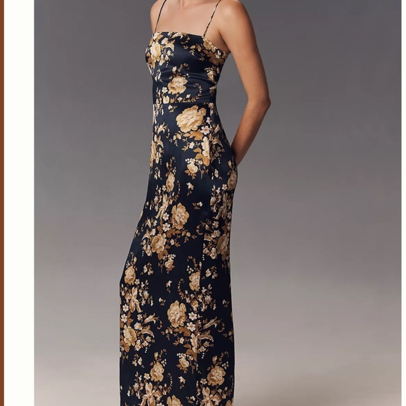 Reformation Frankie Silk Dress in Divinity *NWT* - Picture 2 of 6